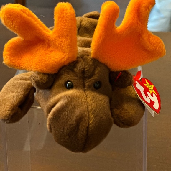 Beanie Baby Chocolate Moose 1993 Rare nwt mint condition - Picture 2 of 5
